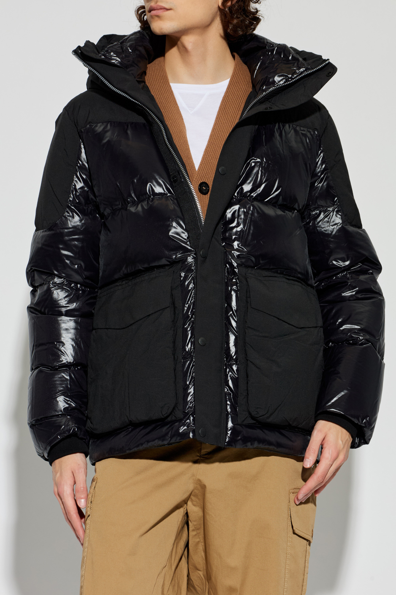 Moose Knuckles Down jacket with hood | Men's | Vitkac